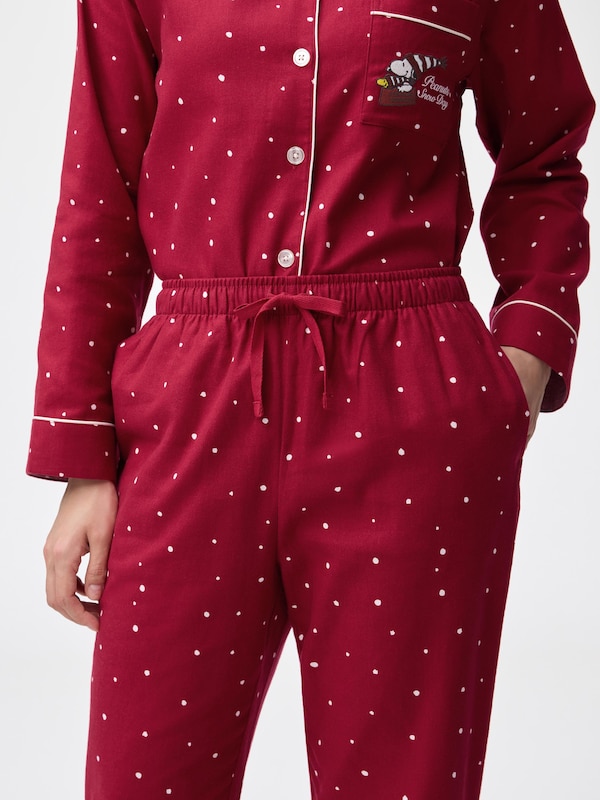 Flannel Pajamas | Long | Peanuts
