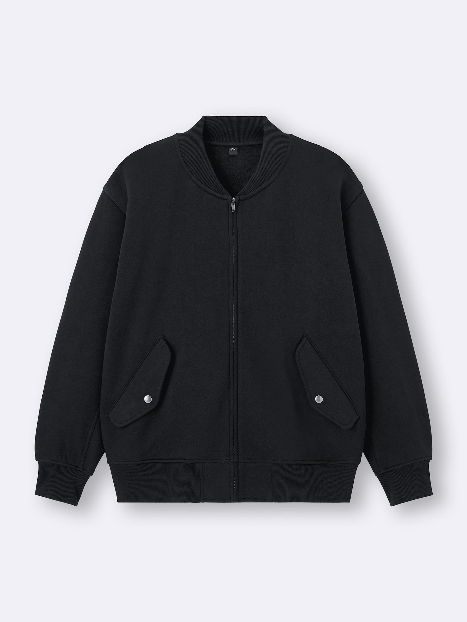 Heavy Weight Sweat Ribbed Jacket | GU US