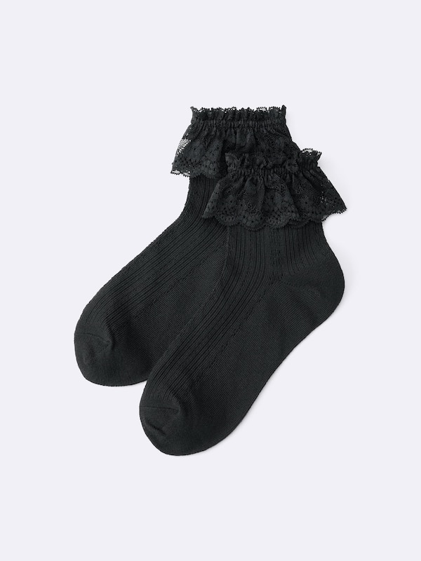 Ankle Socks | Lace Frill