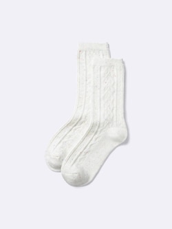 STYLE-HEAT Crew Socks | Flecked
