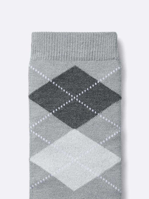 STYLE-HEAT Crew Socks | Argyle