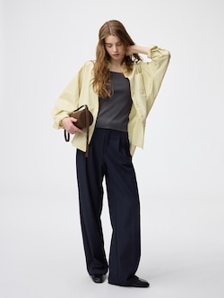 Pleated Wide Pants | Long