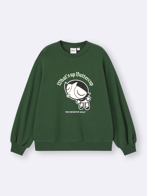 Cartoon Network The Powerpuff Girls Blossom, Bubbles, And Buttercup Womens Slouchy Sweatshirt