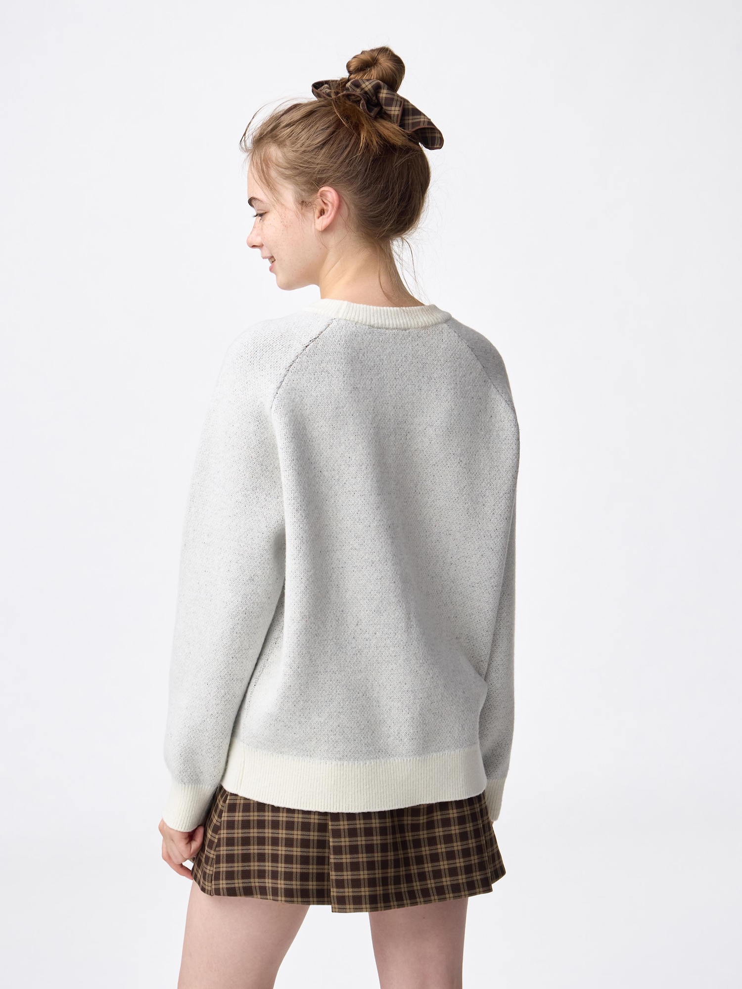 Women's Oversized Knitted Pullover | PUPPET SUNSUN | GU US
