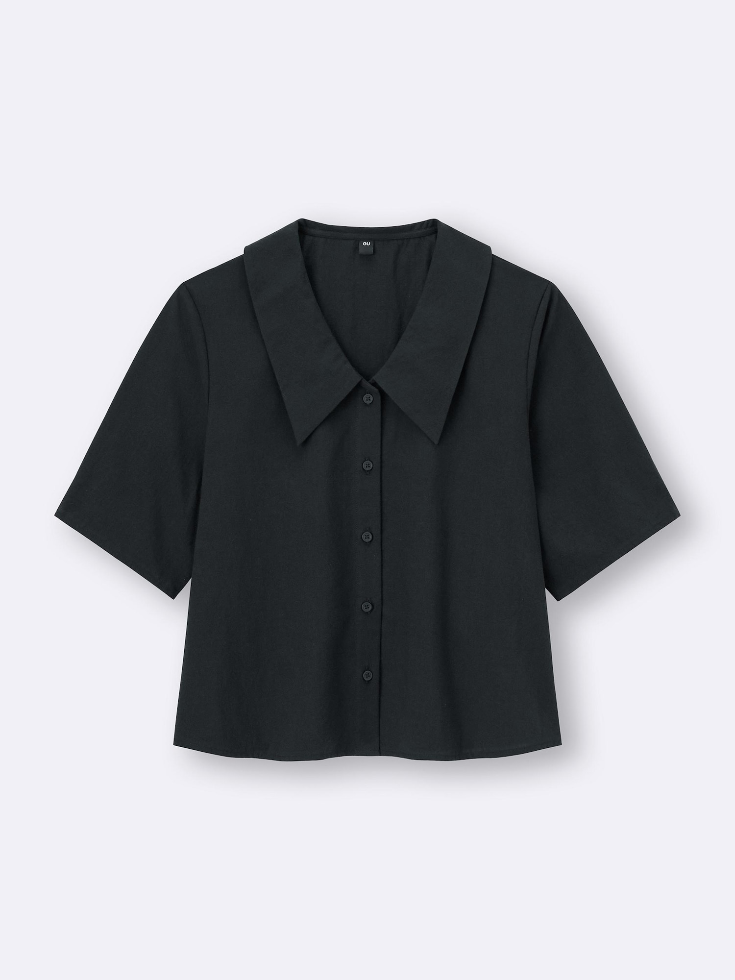 shi−gu様 Women's Big Collar Blouse | HalfSlv | GU US