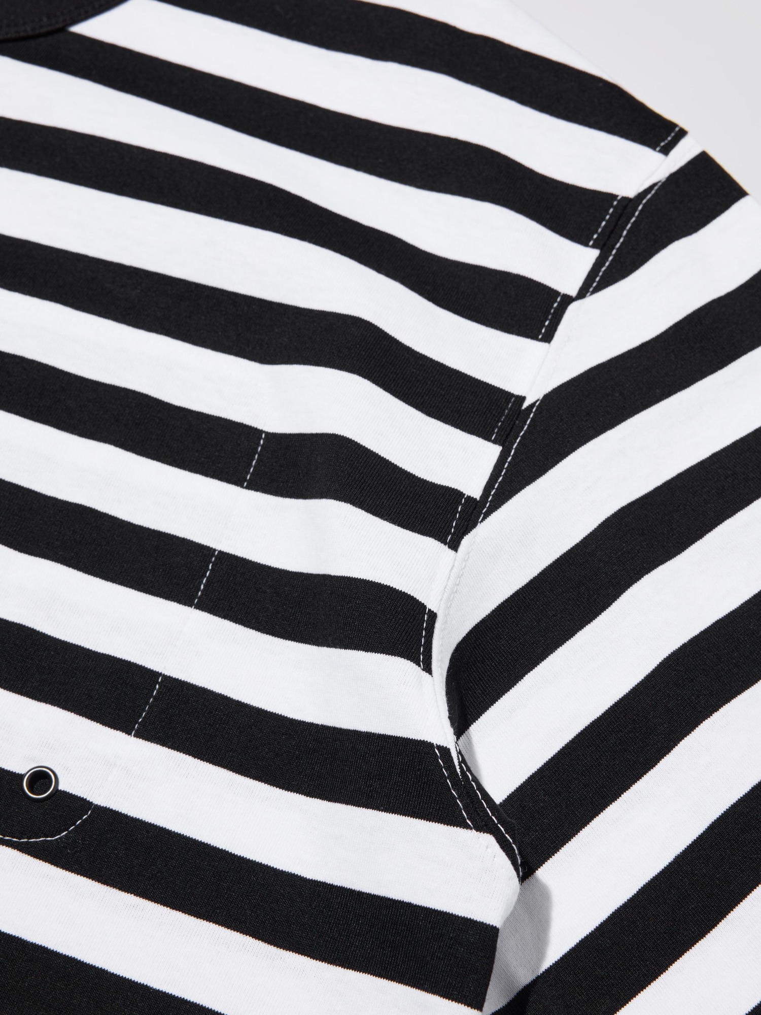 Unisex Zip Pocket Striped T-Shirt | Long | UNDERCOVER | GU US