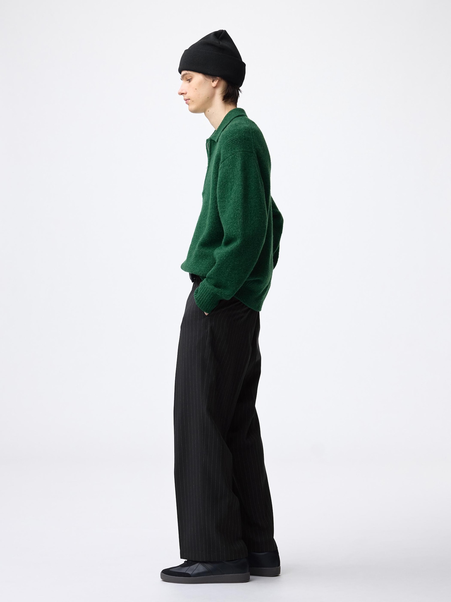 Wide Slacks | Stripe | GU US