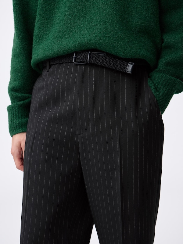 Wide Slacks | Stripe