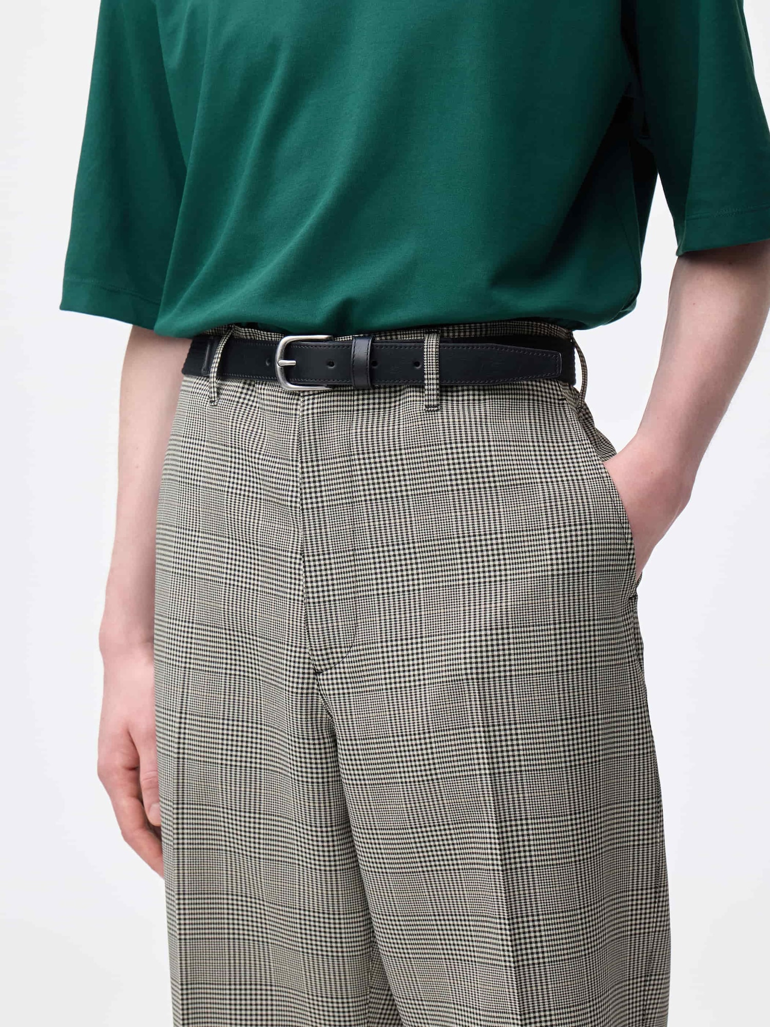 Wide Slacks | Check | GU US