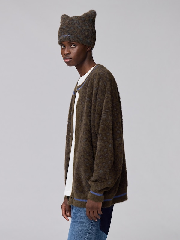 Shaggy Crew Neck Cardigan | UNDERCOVER