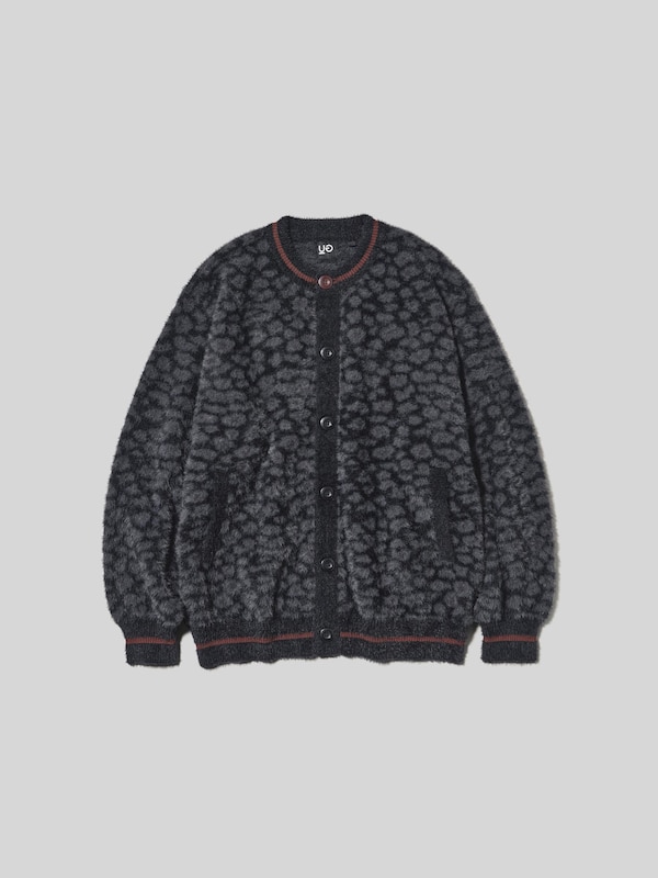 Unisex Shaggy Crew Neck Cardigan | UNDERCOVER | GU US