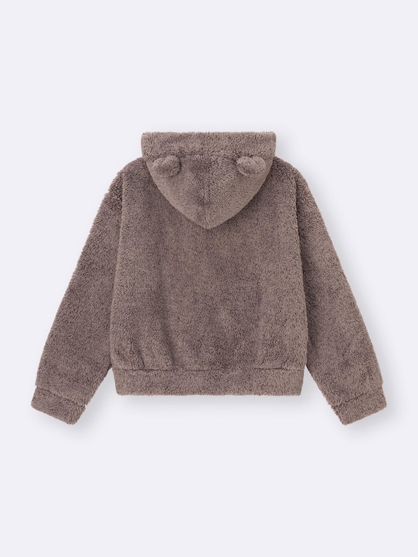 Marshmallow Feel Full-Zip Hoodie | Bear