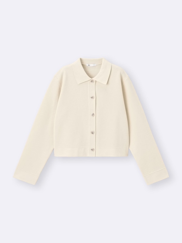 Milano Ribbed Polo Cardigan