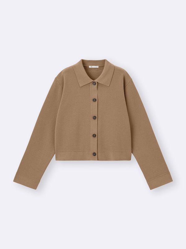 Milano Ribbed Polo Cardigan