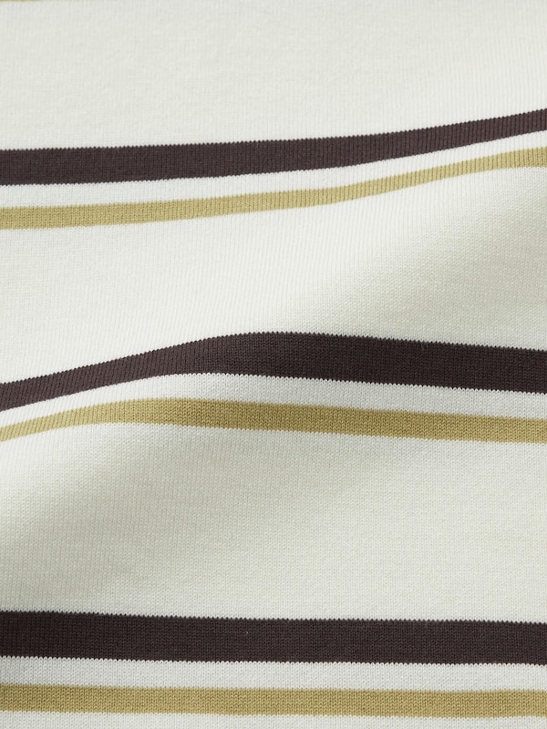 Washable Knitted Polo Shirt | HalfSlv | Stripe