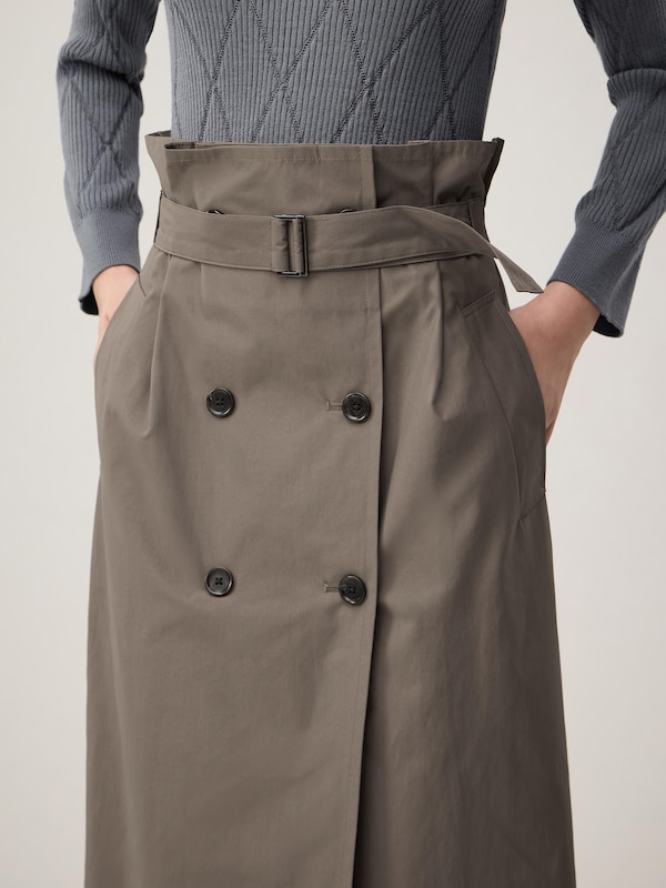 Trench Skirt | by rokh