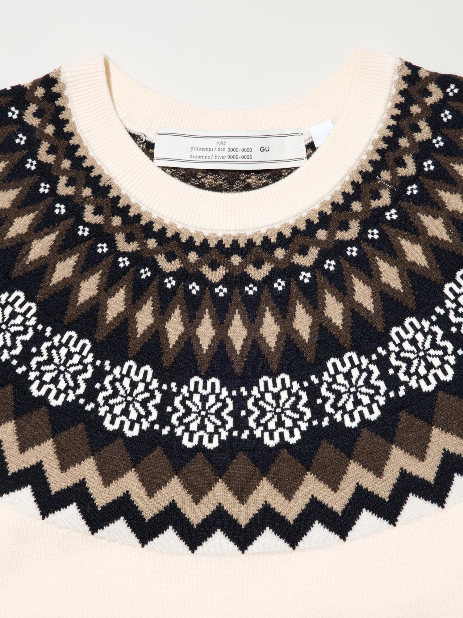 Peplum Knitted Pullover | by rokh | GU US