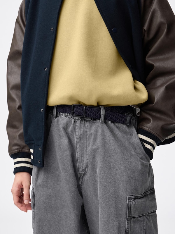 Denim Super Wide Cargo Pants