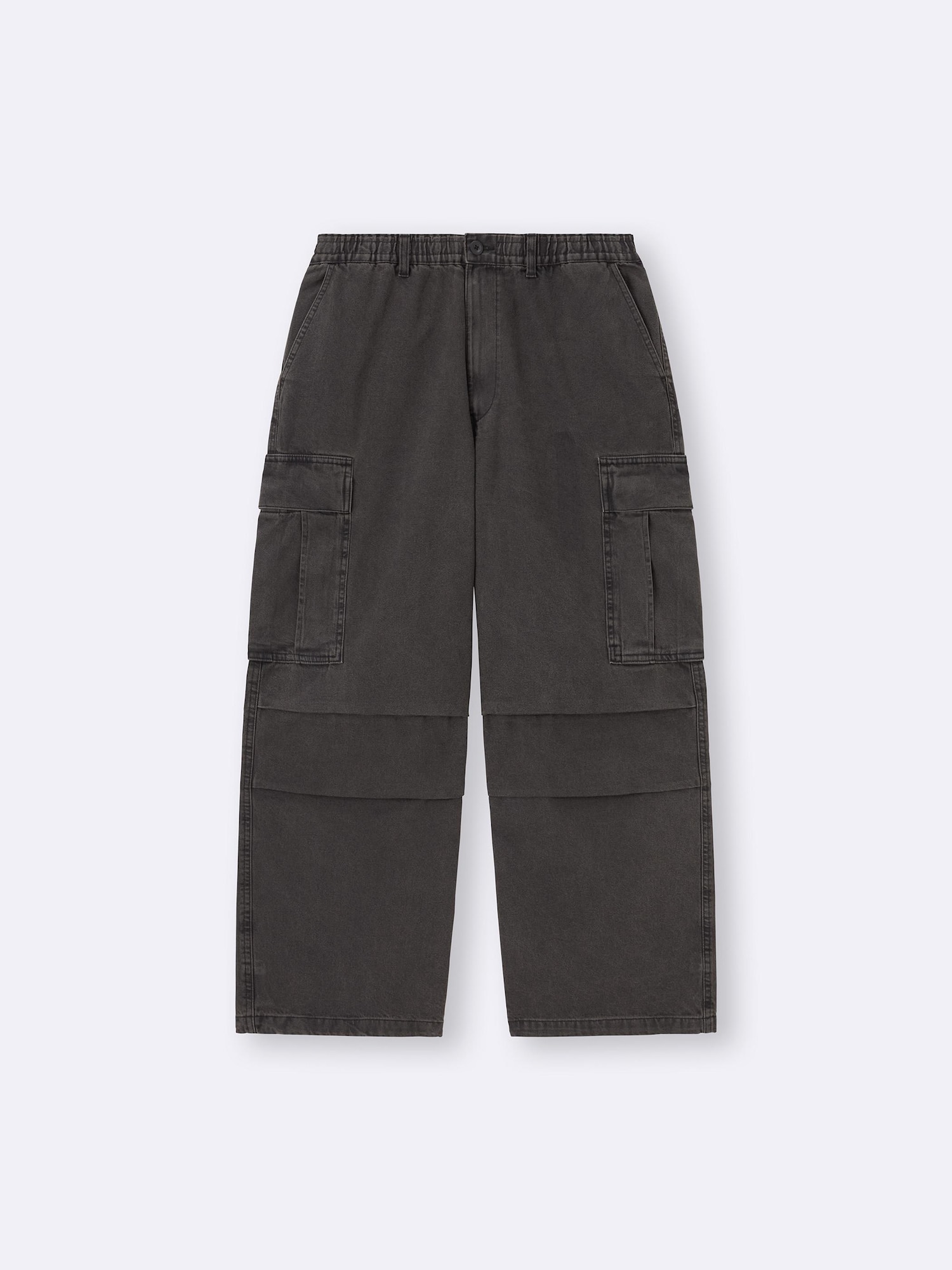 Denim Super Wide Cargo Pants | GU US