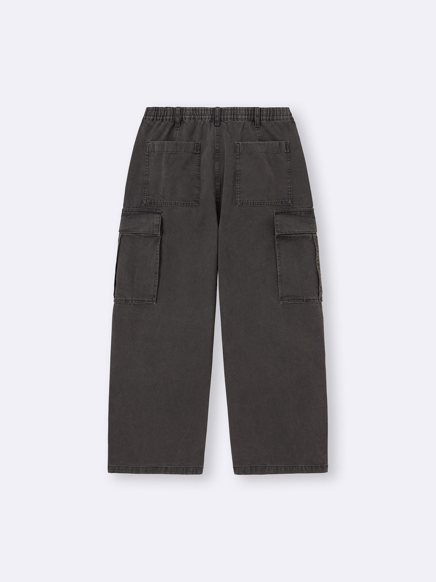 【U LAN】Stopper Washing Wide Cargo Denim Pants 00000000_zi_01a47c89-79d9-4683