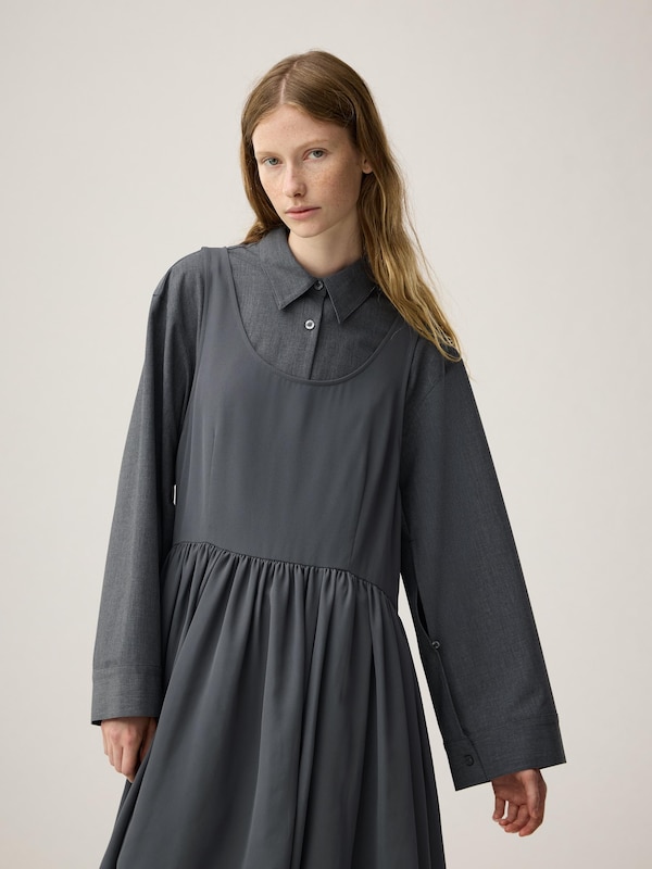 2 Piece Shirt Mini Dress Set | by rokh