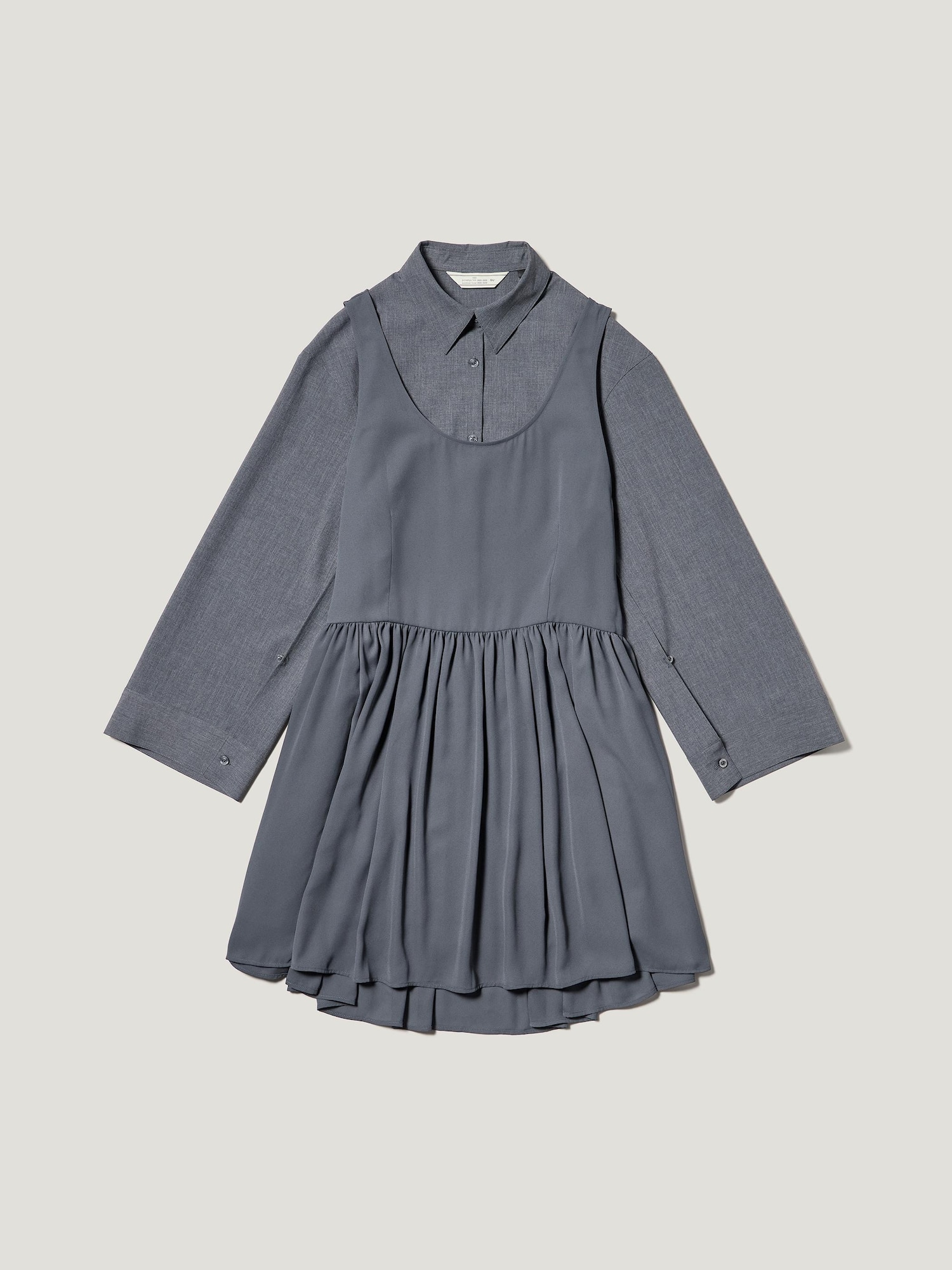 ワンピース French Sleeve Polo Mini Dress Navy Layered Polo Short-Sleeve Minidress – On Sale Now with