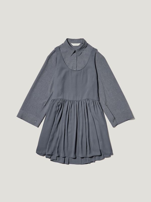 2 Piece Shirt Mini Dress Set | by rokh