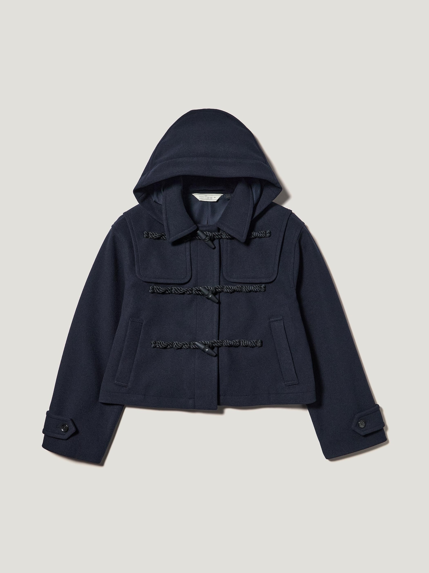 OHTORO Boucle Duffle Coat ブラック boucle duffle coat | OHOTORO