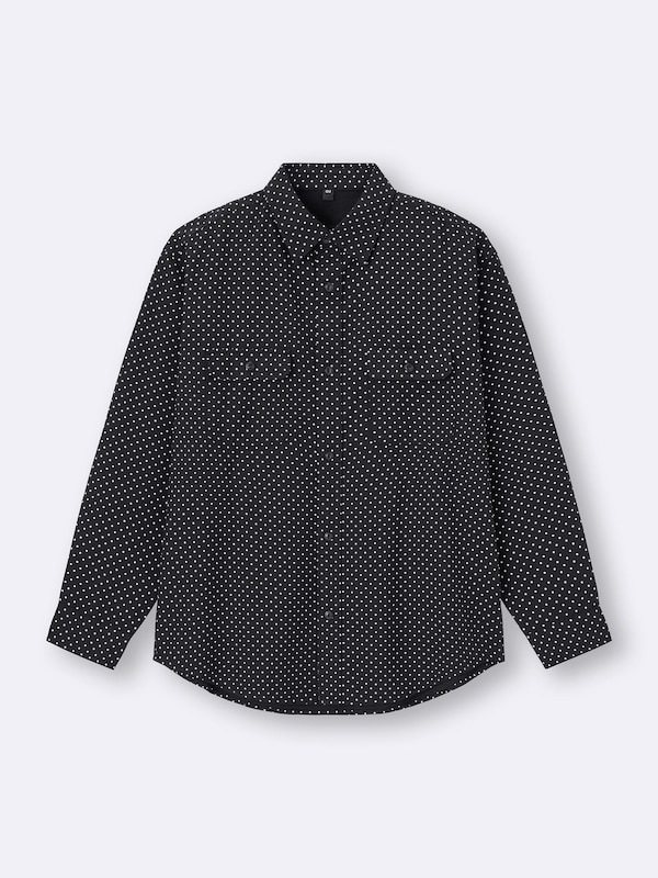 double pocket dress shirt Double Pocket Work Shirt BLACK-7oz / M