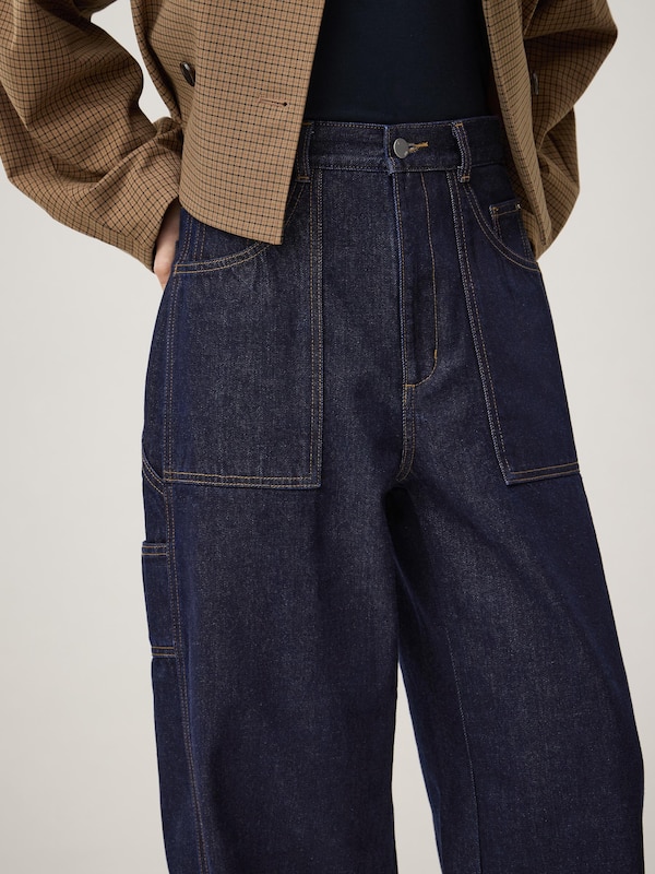 Barrel Leg Painter Jeans | by rokh