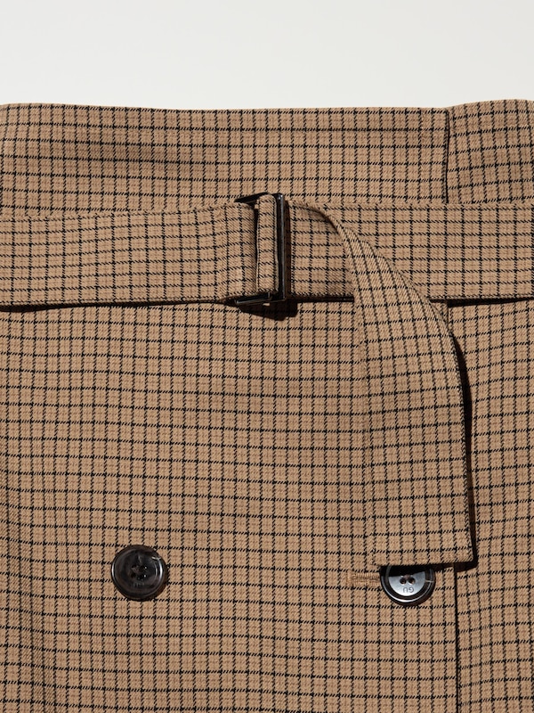 Trench Checked Skirt | by rokh