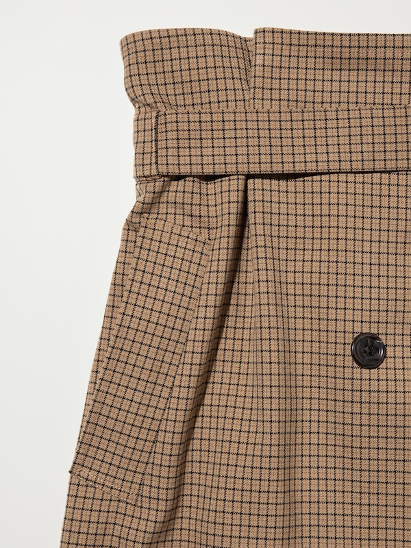 Trench Checked Skirt | by rokh