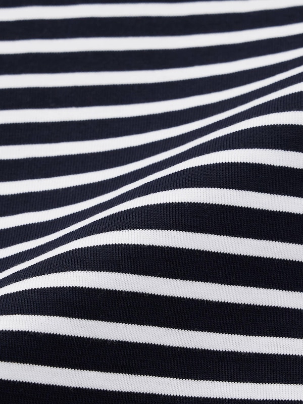 Heavy Weight Crew Neck T-Shirt | Stripe | Long
