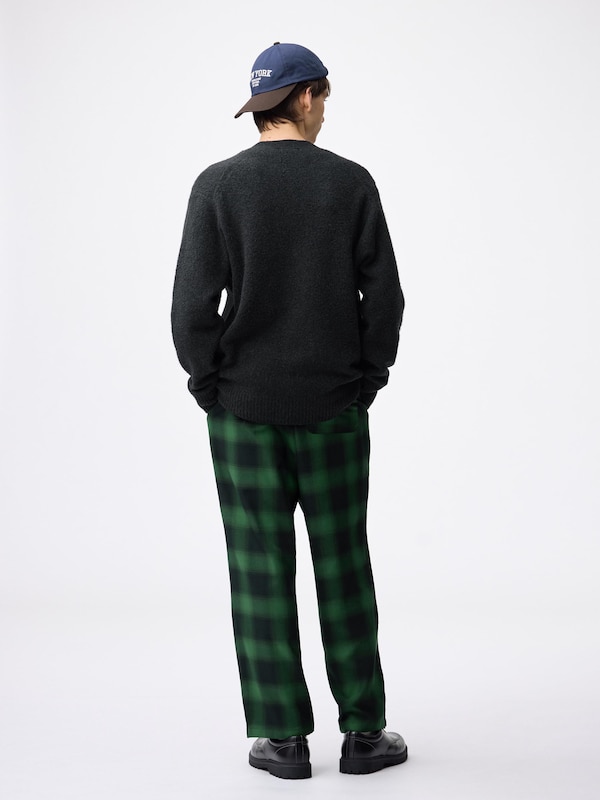 Flannel Relaxed Pants | Ombre Checkered