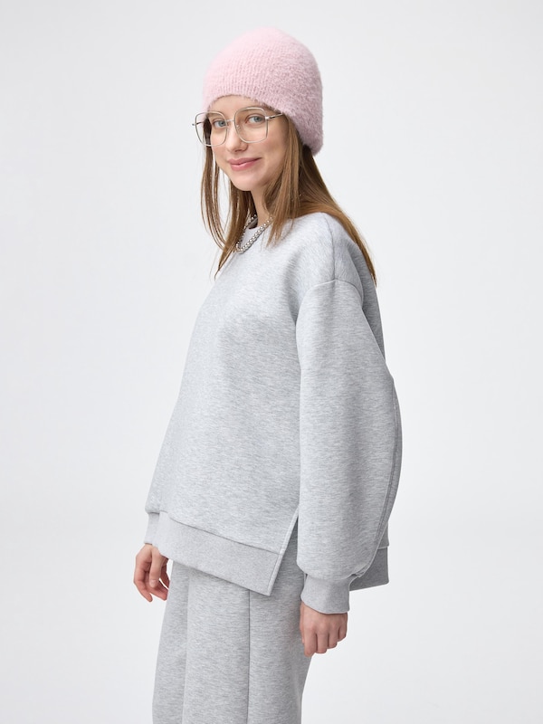 Double Face Sweat Oversized Pullover
