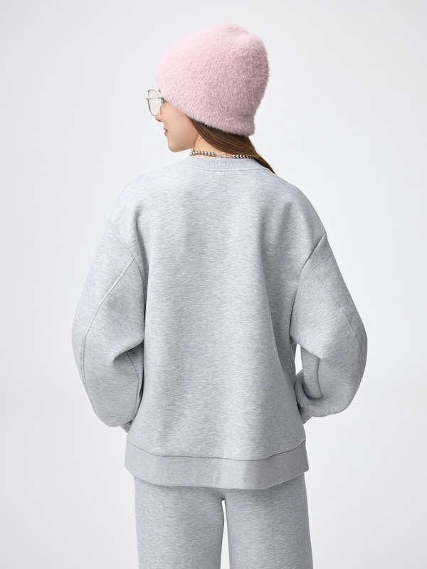 Double Face Sweat Oversized Pullover