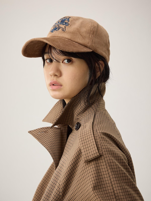 Short Trench Checked Coat | by rokh