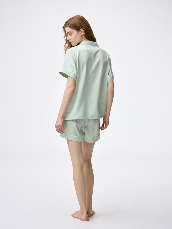 Satin Pajamas | Short