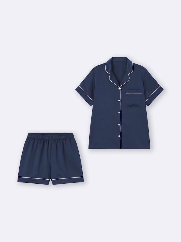 Satin Pajamas | Short