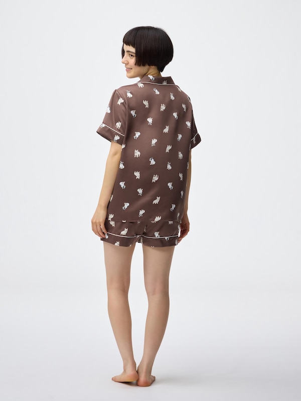 Satin Pajamas | Short | Dog