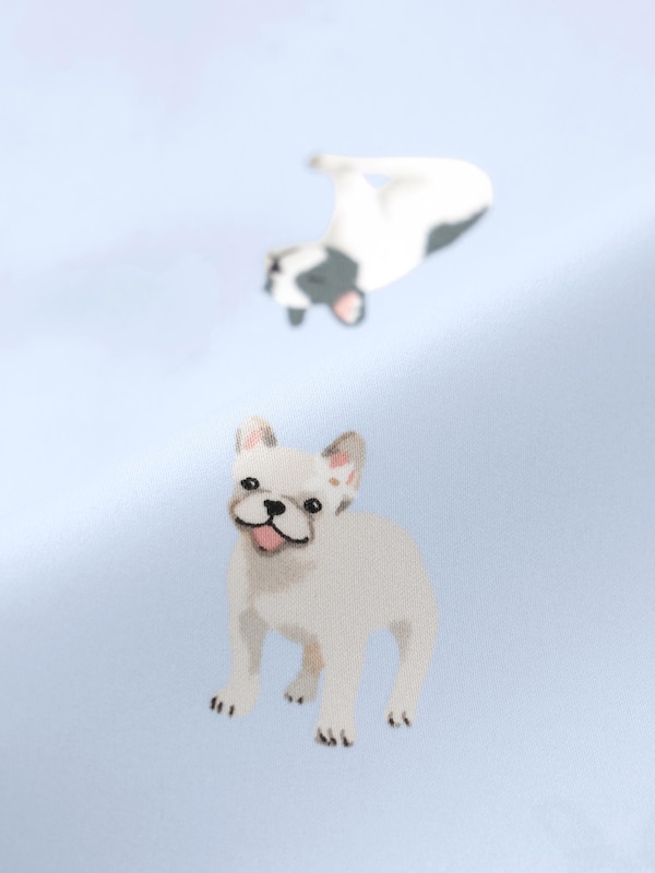 Satin Pajamas | Short | Dog