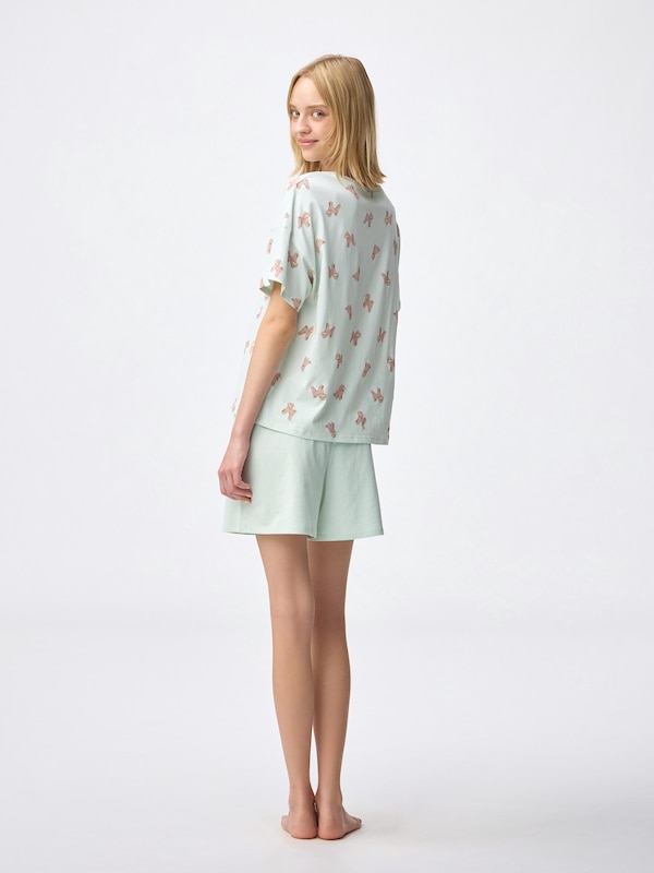 Cotton Color Lounge Set | Short | Dog