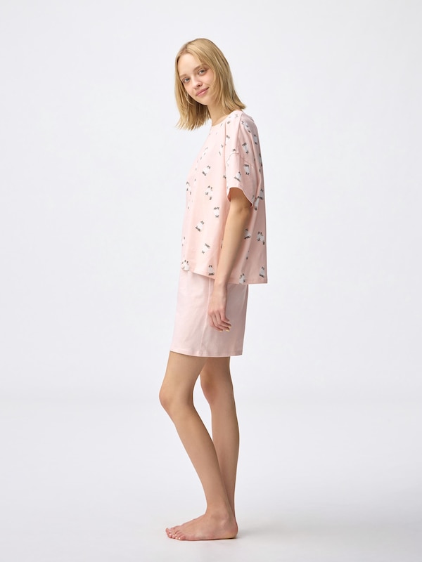 Cotton Color Lounge Set | Short | Cat