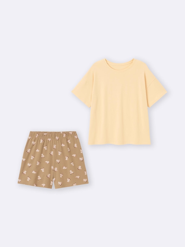 Cotton Color Lounge Set | Short | Bear