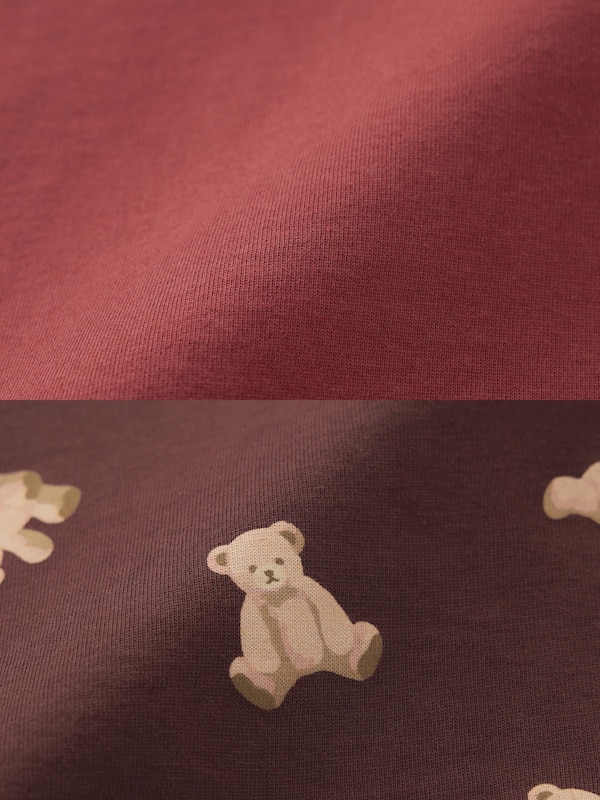 Cotton Color Lounge Set | Short | Bear