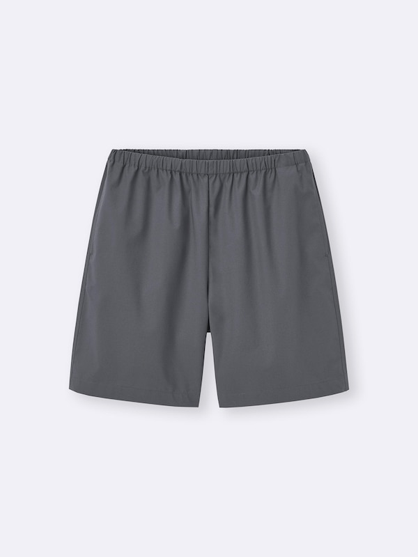 Cotton Blend Relaxed Knee Length Shorts