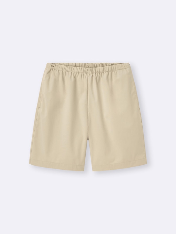 Cotton Blend Relaxed Knee Length Shorts