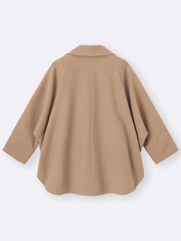 COZY MELTON Cape Coat