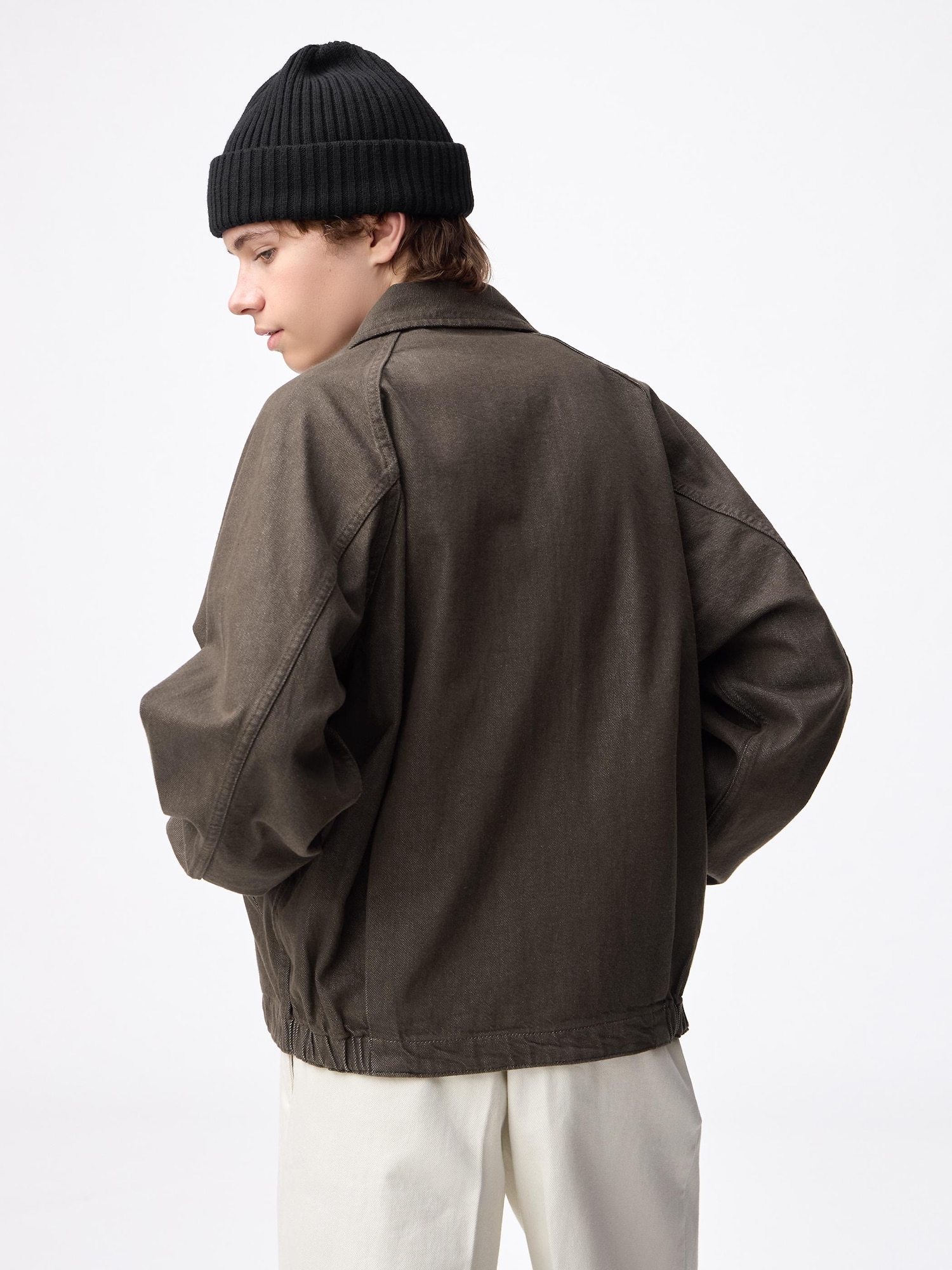 Cotton Zip Up Jacket | GU US