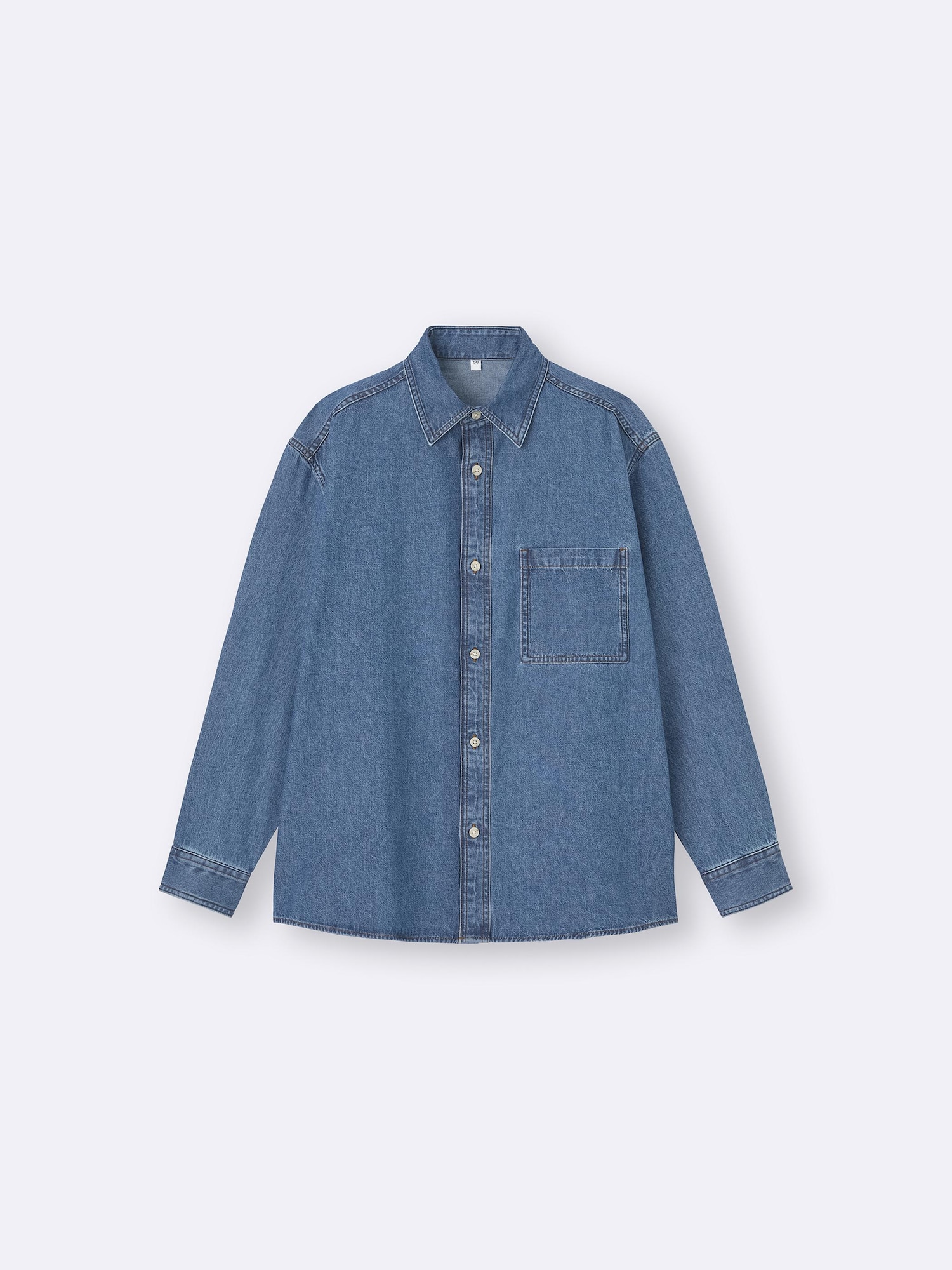 Denim Oversized Shirt | GU US